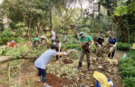 International Volunteering Day at Shantivan garden