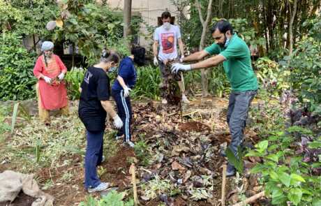 International Volunteering Day at Shantivan garden