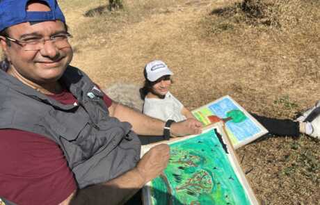 Painting in the Park with Purnima Sampat 2