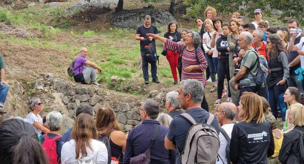 Cultural trip organized by the Hermes International Center to an archaeological site of the Castreña Culture in Portugal